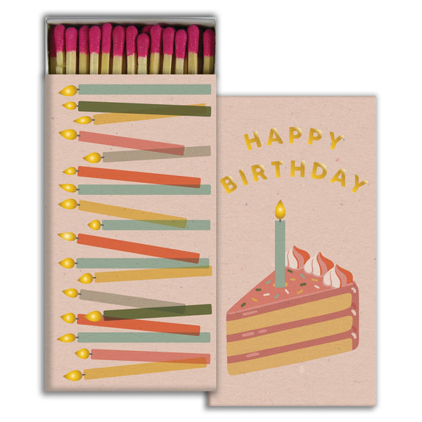 Matches - Make A Wish Happy Birthday Colorful Matches by Made Market C –  The Handmade Showroom